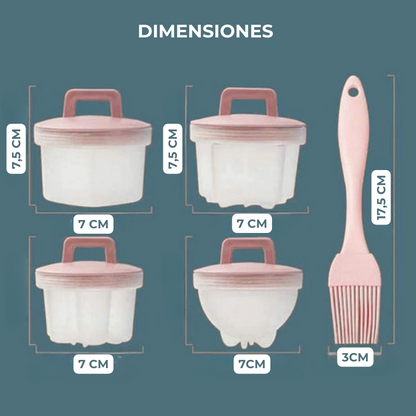 EggCrafty™ -  Molde de figuras para hacer huevos cocidos