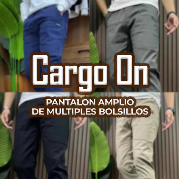 CargoOn™ - Pantalon amplio de multiples bolsillos