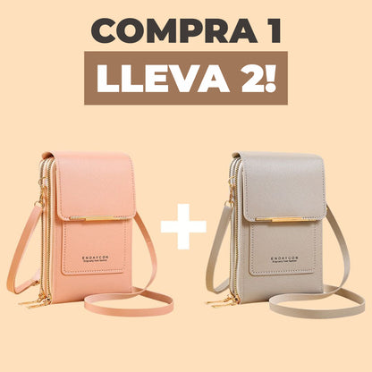 TouchStyle™ - Cartera de cuero todo en uno