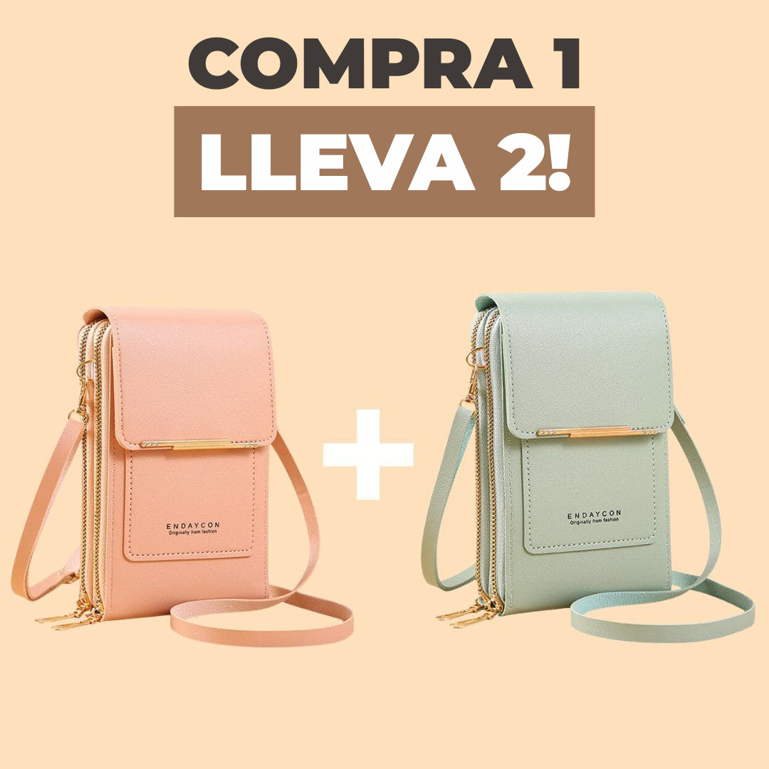 TouchStyle™ - Cartera de cuero todo en uno