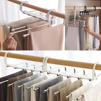 Percha 5 en 1 multifuncional - COLGADOR INTELIGENTE