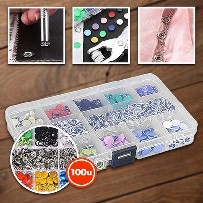 SnapFab™ - Aplicador instantaneo de botones