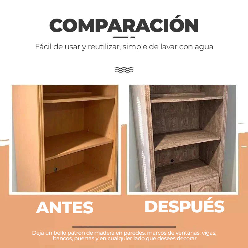 TimberTouch™ - Molde texturizador para madera