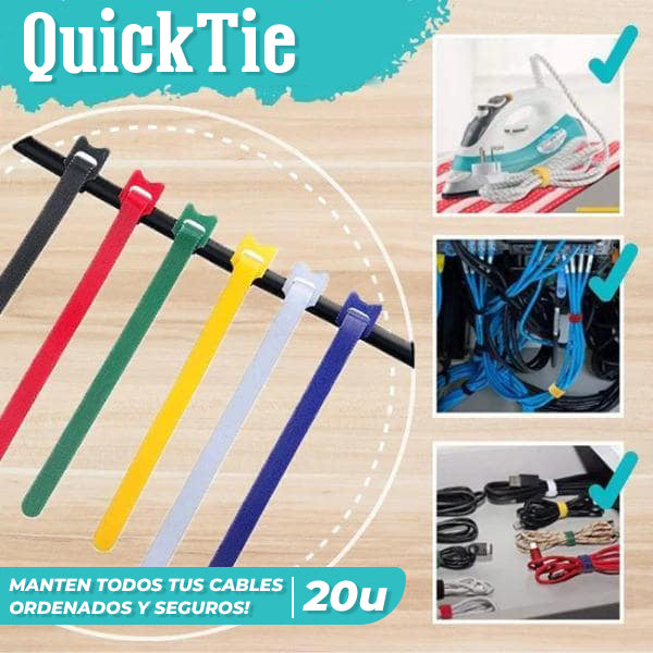 QuickTie™ - Sujetadores de cables