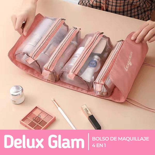 DeluxGlam™ - Bolso de maquillaje 4 en 1