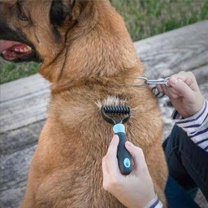 Peine corta nudos para perros y gatos