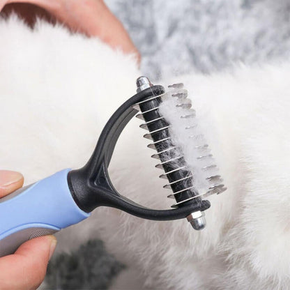 Peine corta nudos para perros y gatos