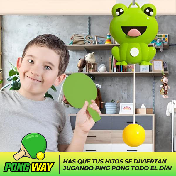 PongWay™ - Entrenador infantil de ping pong