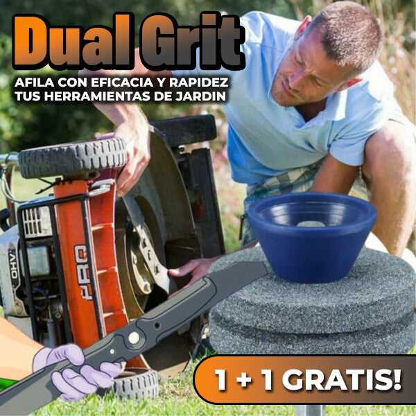 DualGrit™ - Piedra afiladora para herramientas de jardineria