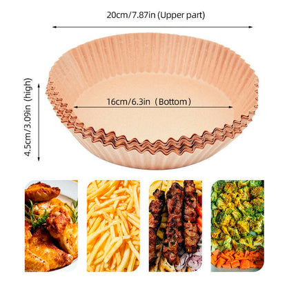 CleanCrisp™ - Moldes de papel para freidoras de aire