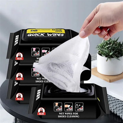 QuickWipes™ - TOALLITAS LIMPIADORAS INSTANTÁNEAS PARA ZAPATILLAS