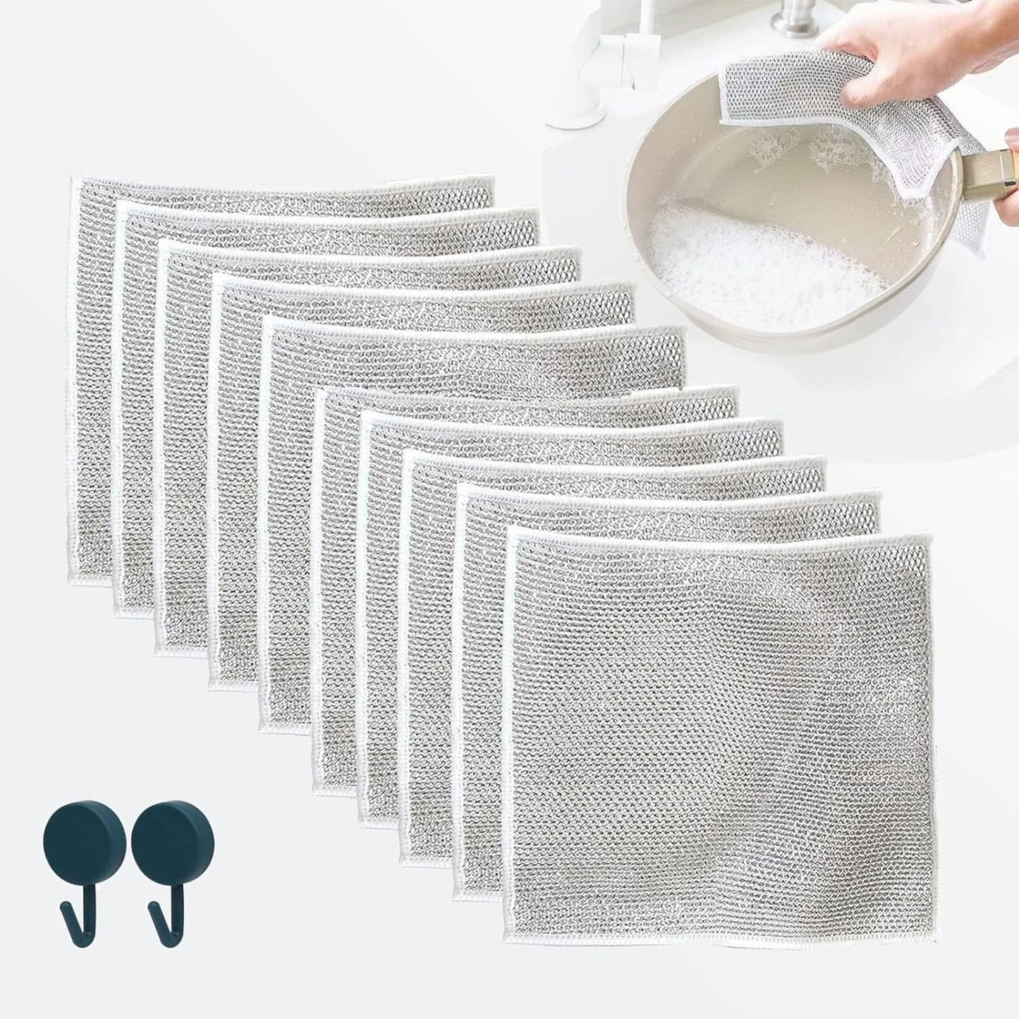 CLEANFIBER™ - PAÑOS SACA OXIDO MILAGROSOS DE ALAMBRE MULTIUSOS