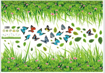 GREENLEAFT™ - PEGATINAS DE HIERBA 3D