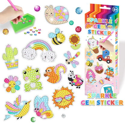 DiamondFun™ - JUEGO DE STICKERS DE DIAMANTES PARA NIÑOS