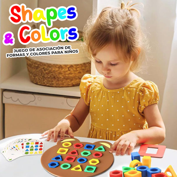 Shapes&Colors™ - Juego de asociación de formas y colores para niños