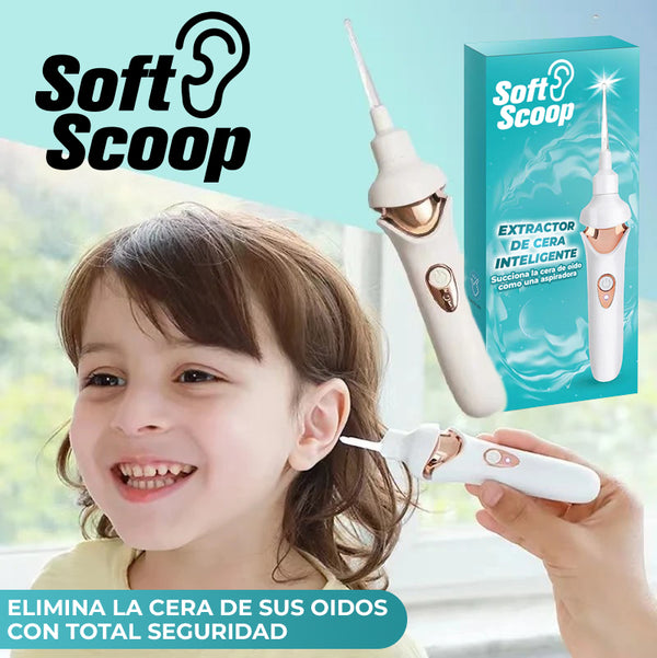 SoftScoop™ - Limpiador de oidos electrico