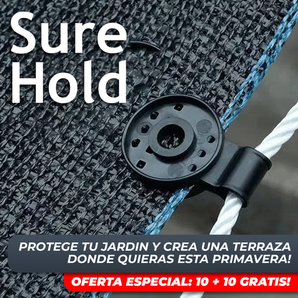 SureHold™ - Clips de plástico para tela de sombra