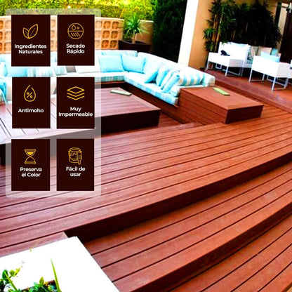 WoodRevivePro™ - Aceite de cera para madera de exterior