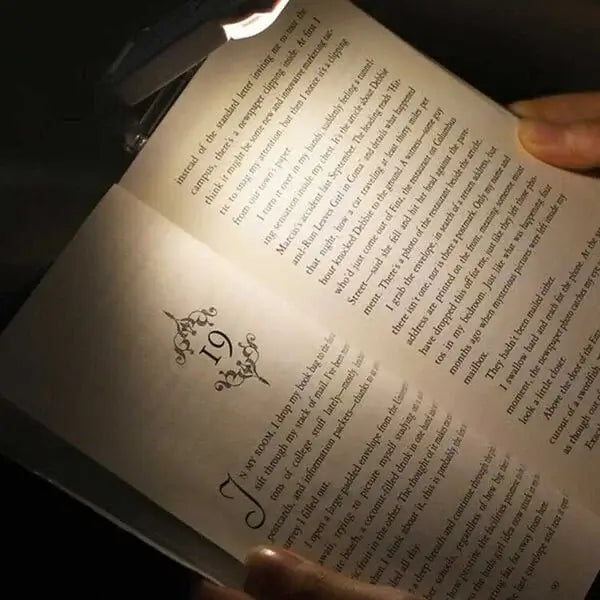 Booklamp - Lámpara de lectura portátil recargable