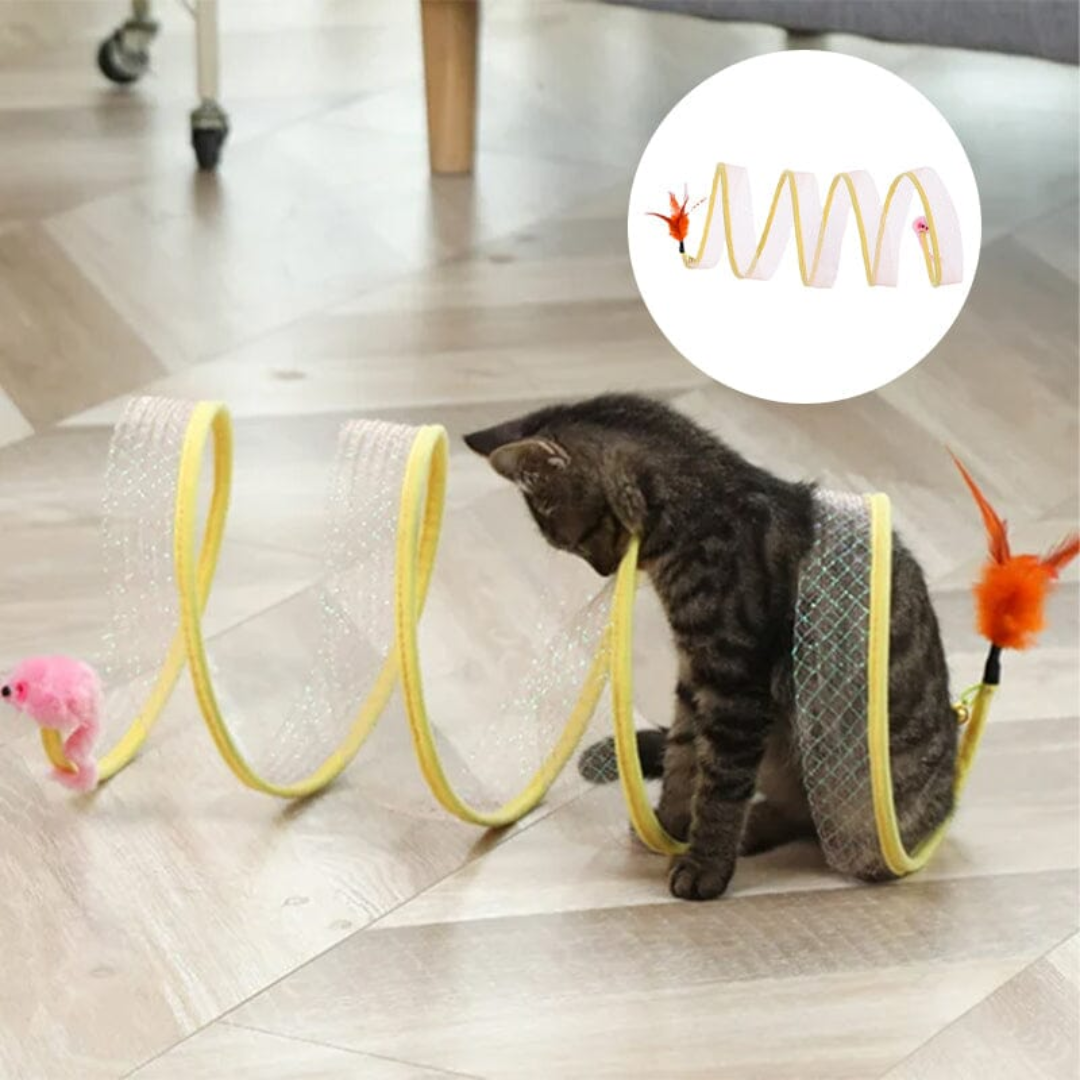Túnel plegable para gatos