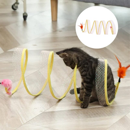 Túnel plegable para gatos