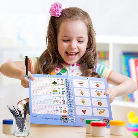 Kit de 4 Cuadernos de Caligrafía Mágica Creativa + Regalo Exclusivo