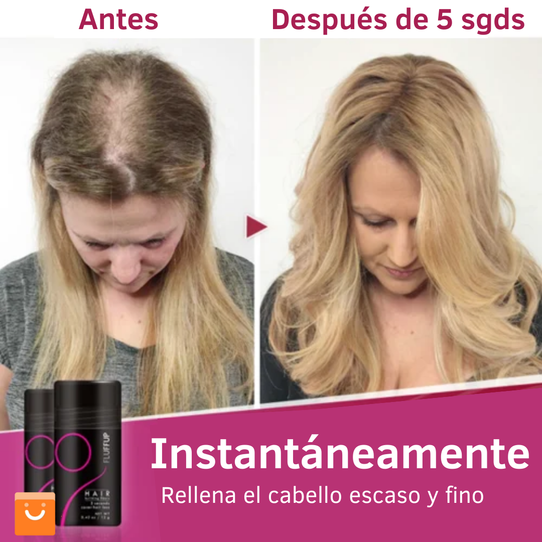 Fluffup™ - polvo de fibra capilar para ocultar calvicie