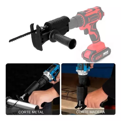Drillhelper - Adaptador de sierra eléctrica para taladro