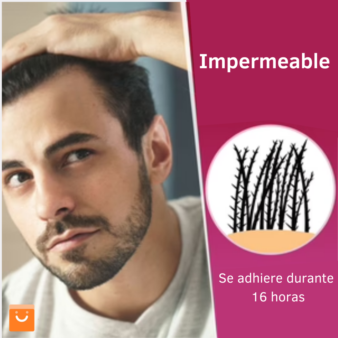 Fluffup™ - polvo de fibra capilar para ocultar calvicie