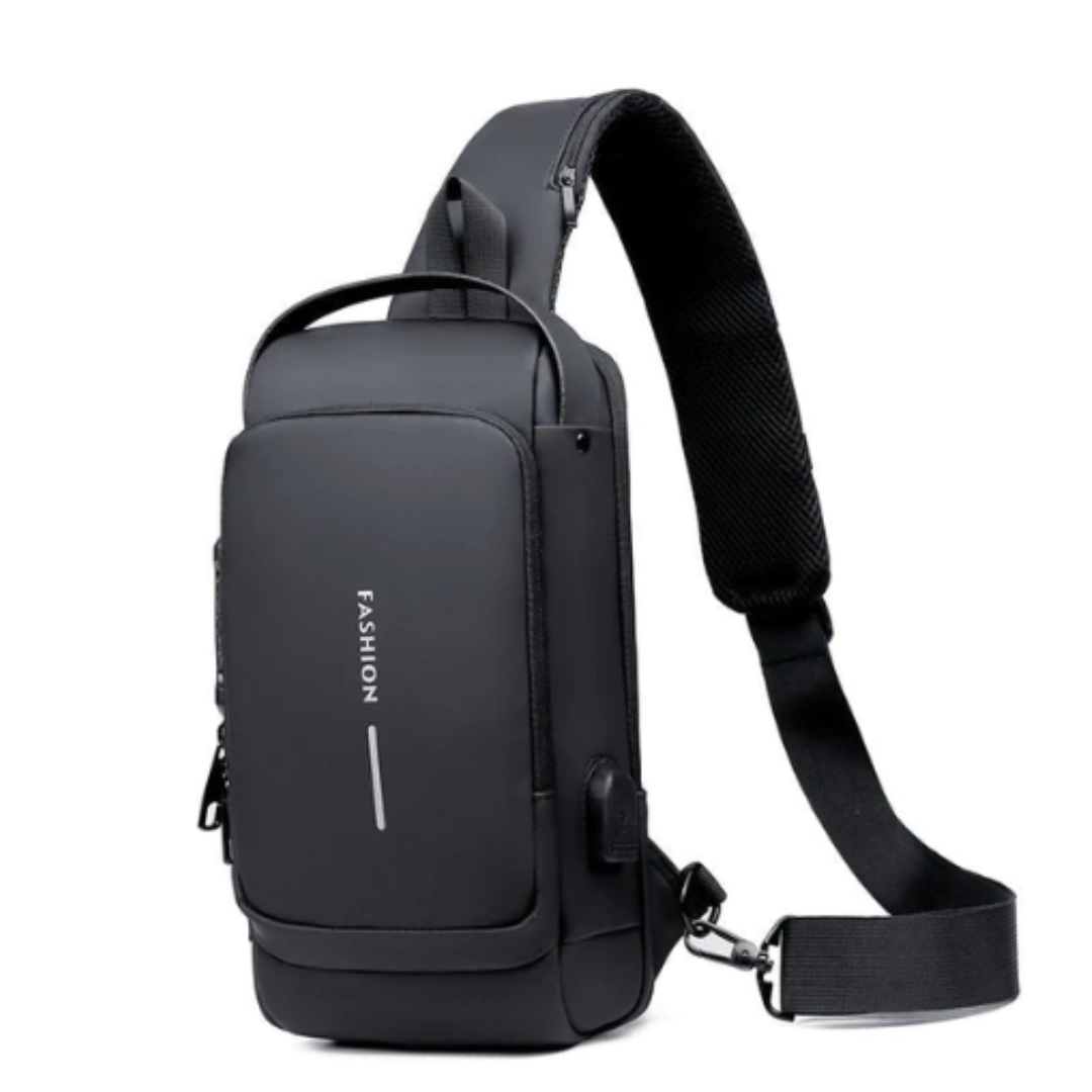 Bolso cruzado antirrobo con carga USB