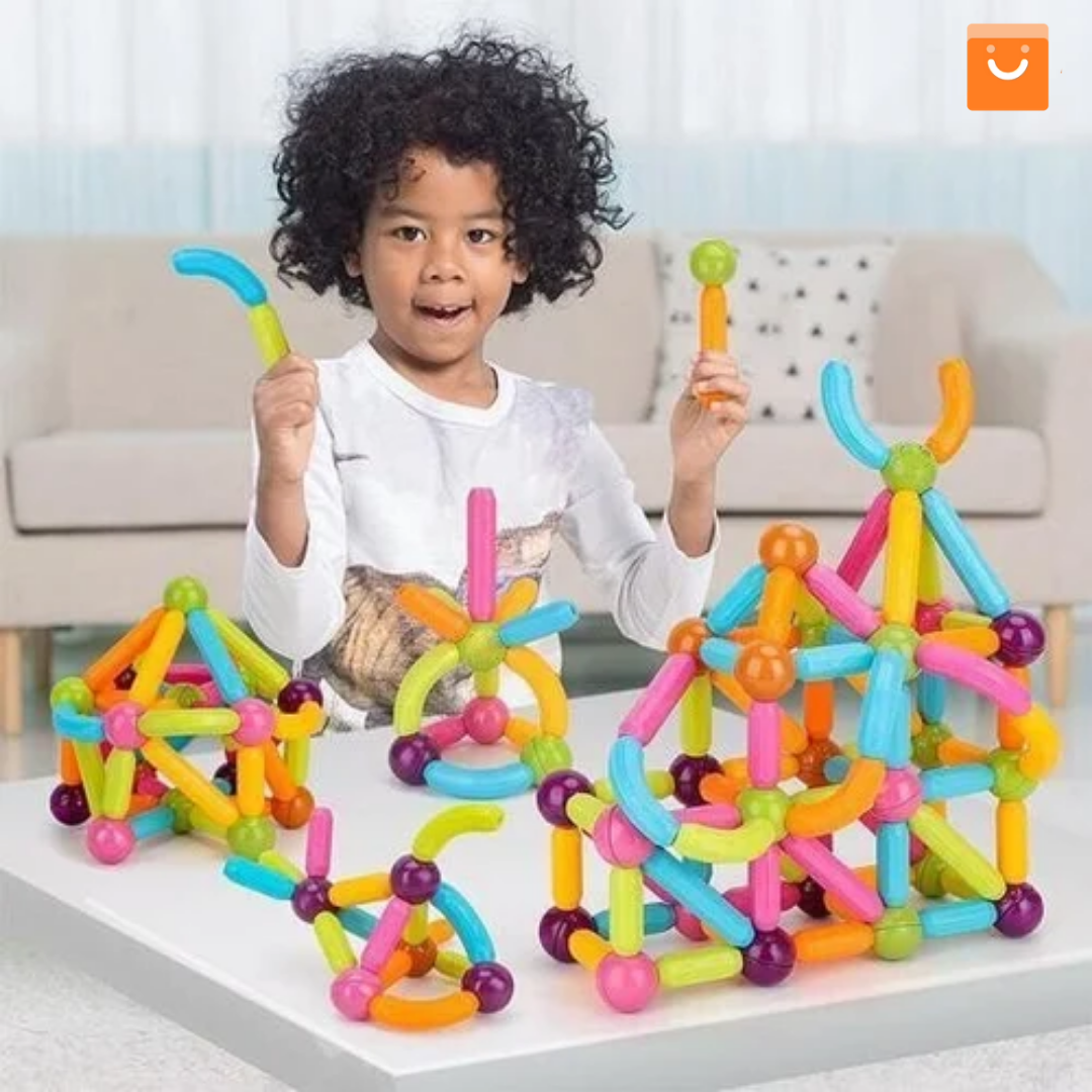 MagneticSticks™ - Bloques de construcción magnéticos educativos