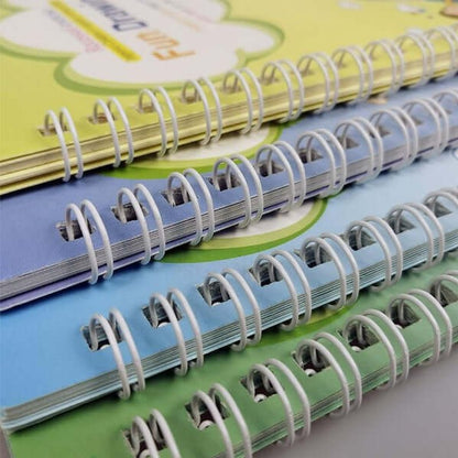Kit de 4 Cuadernos de Caligrafía Mágica Creativa + Regalo Exclusivo