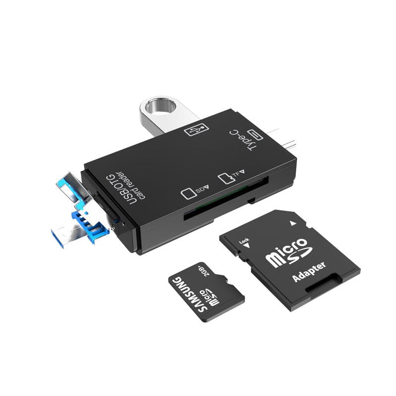 Memoryfast - LECTOR DE TARJETAS 6 EN 1